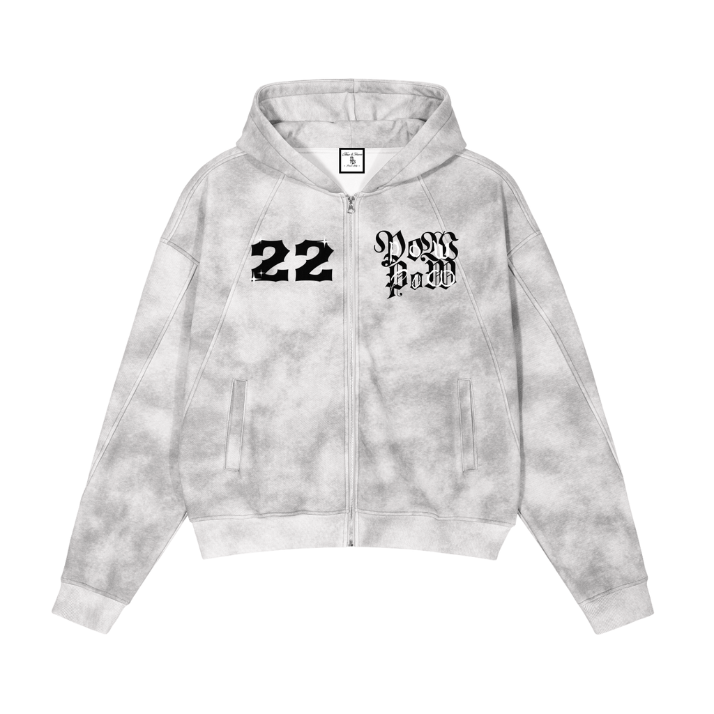 Sky Grey Pow 22 ProudBaby Hoodie