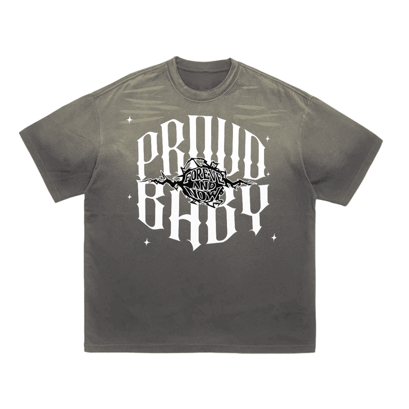 Tiger Stripe Gradient Washed T-Shirt