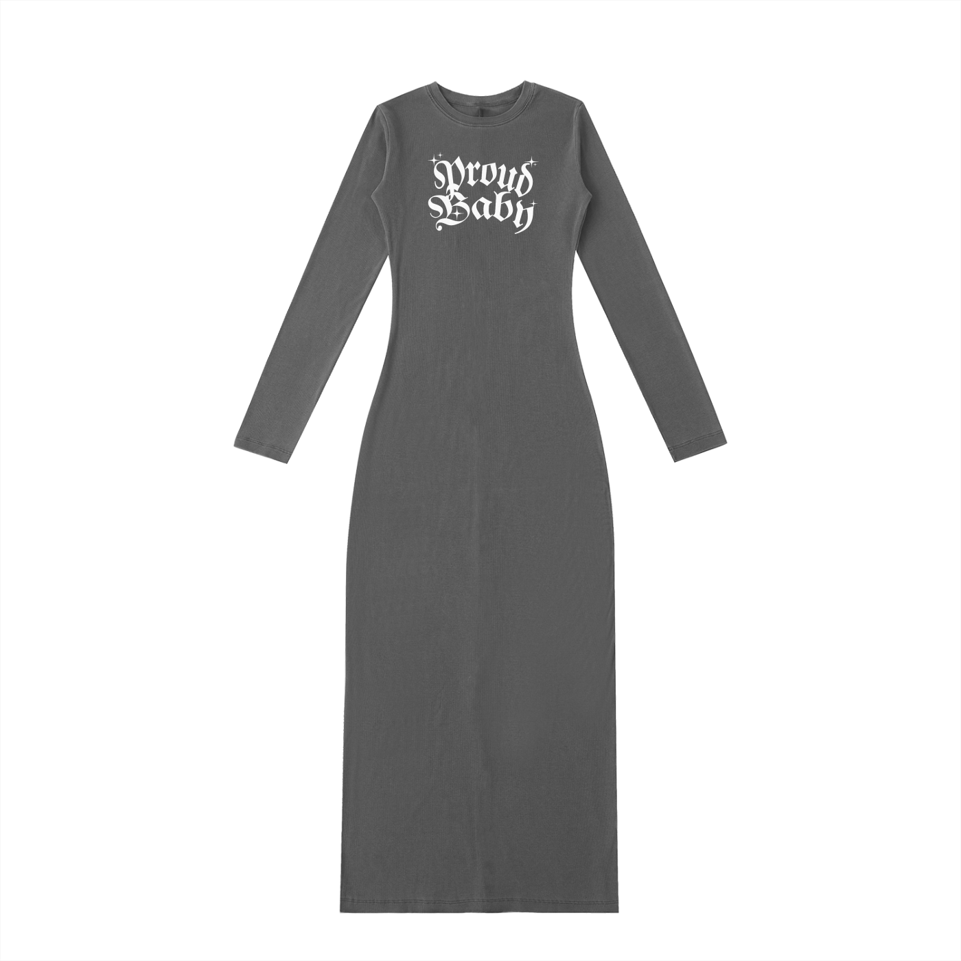 Dyed Washed Slit Maxi Dress