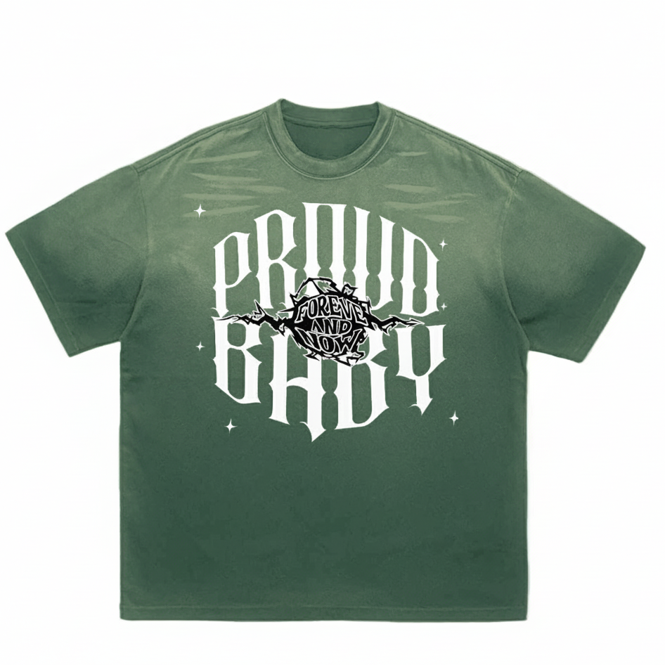 Tiger Stripe Gradient Washed T-Shirt