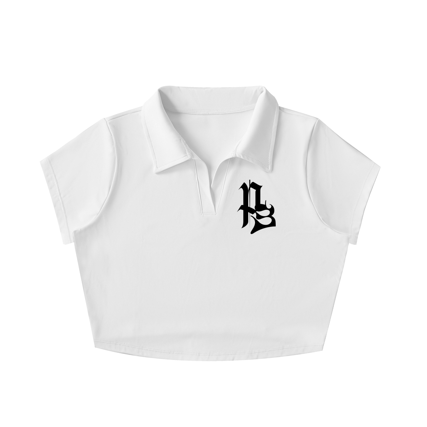 ProudBaby  v-Neck Lapel Crop Top